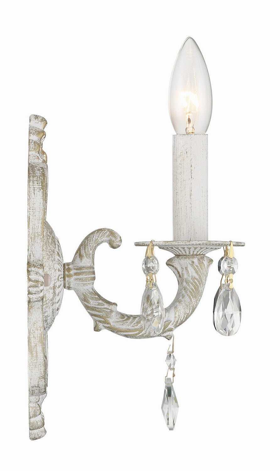 Crystorama - 5021-AW-CL-MWP - One Light Wall Sconce - Paris Market - Antique White