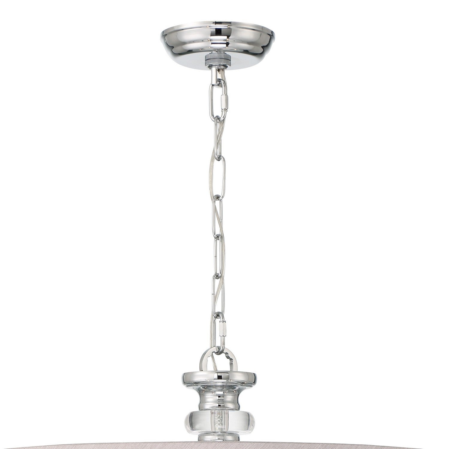 Crystorama - 5625-CH - Five Light Chandelier - Hampton - Polished Chrome