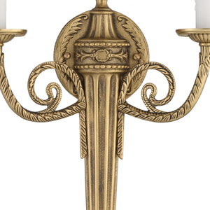 Crystorama - 662-MB - Two Light Wall Sconce - Loxley - Matte Brass