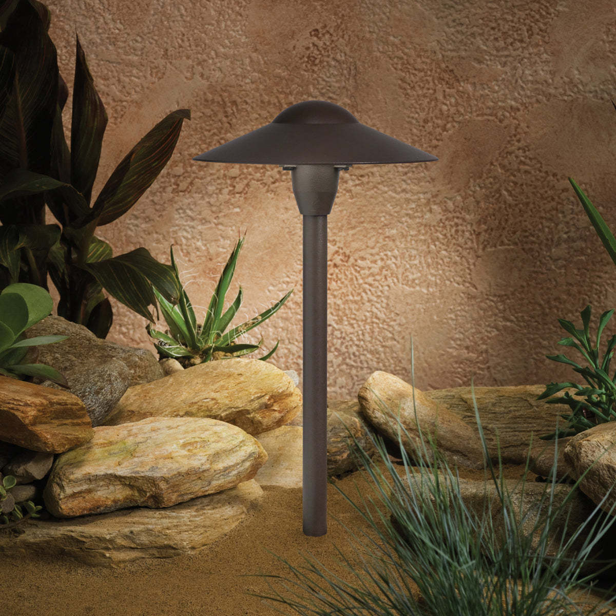 Kichler - 15410AZT - LED Path & Spread - No Family - Textured Architectural Bronze