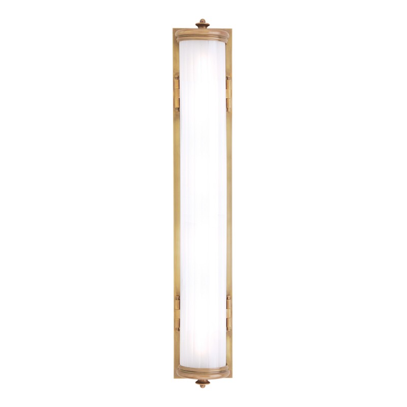 Hudson Valley - 953-AGB - Four Light Bath Bracket - Bristol - Aged Brass