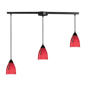 ELK Home - 406-3L-FR - Three Light Pendant - Classico - Dark Rust