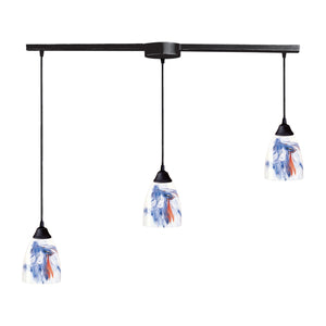 ELK Home - 406-3L-MT - Three Light Pendant - Classico - Dark Rust