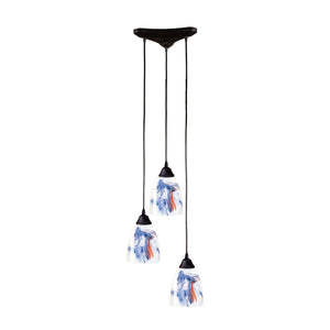 ELK Home - 406-3MT - Three Light Pendant - Classico - Dark Rust