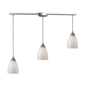 ELK Home - 416-3L-WS - Three Light Pendant - Arco Baleno - Satin Nickel