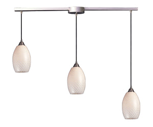 ELK Home - 517-3L-WS - Three Light Pendant - Mulinello - Satin Nickel