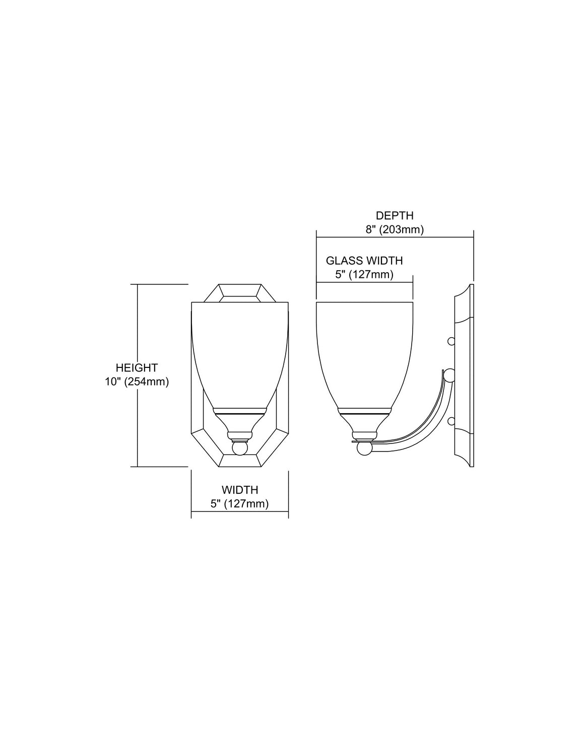 ELK Home - 570-1C-C - One Light Vanity Lamp - Mix-N-Match - Polished Chrome