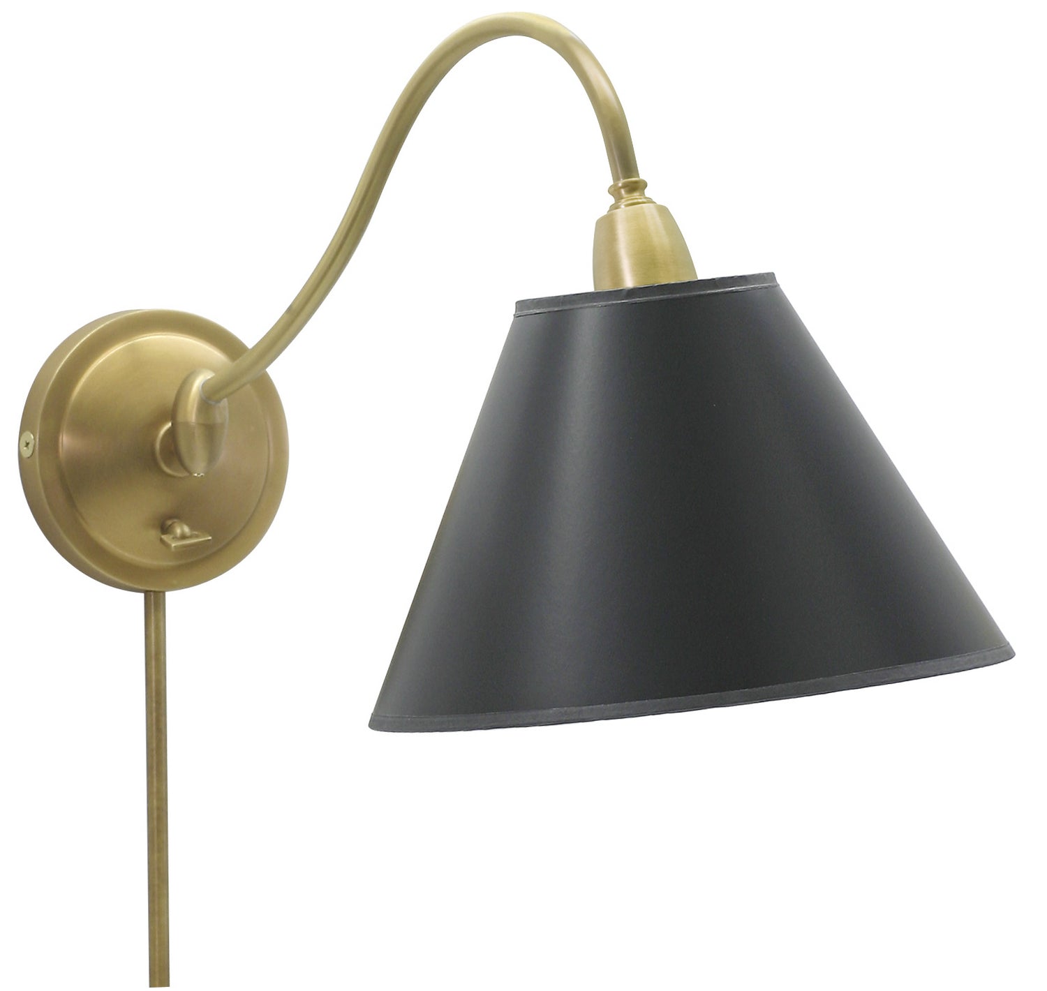 House of Troy - HP725-WB-BP - One Light Wall Sconce - Hyde Park - Weathered Brass