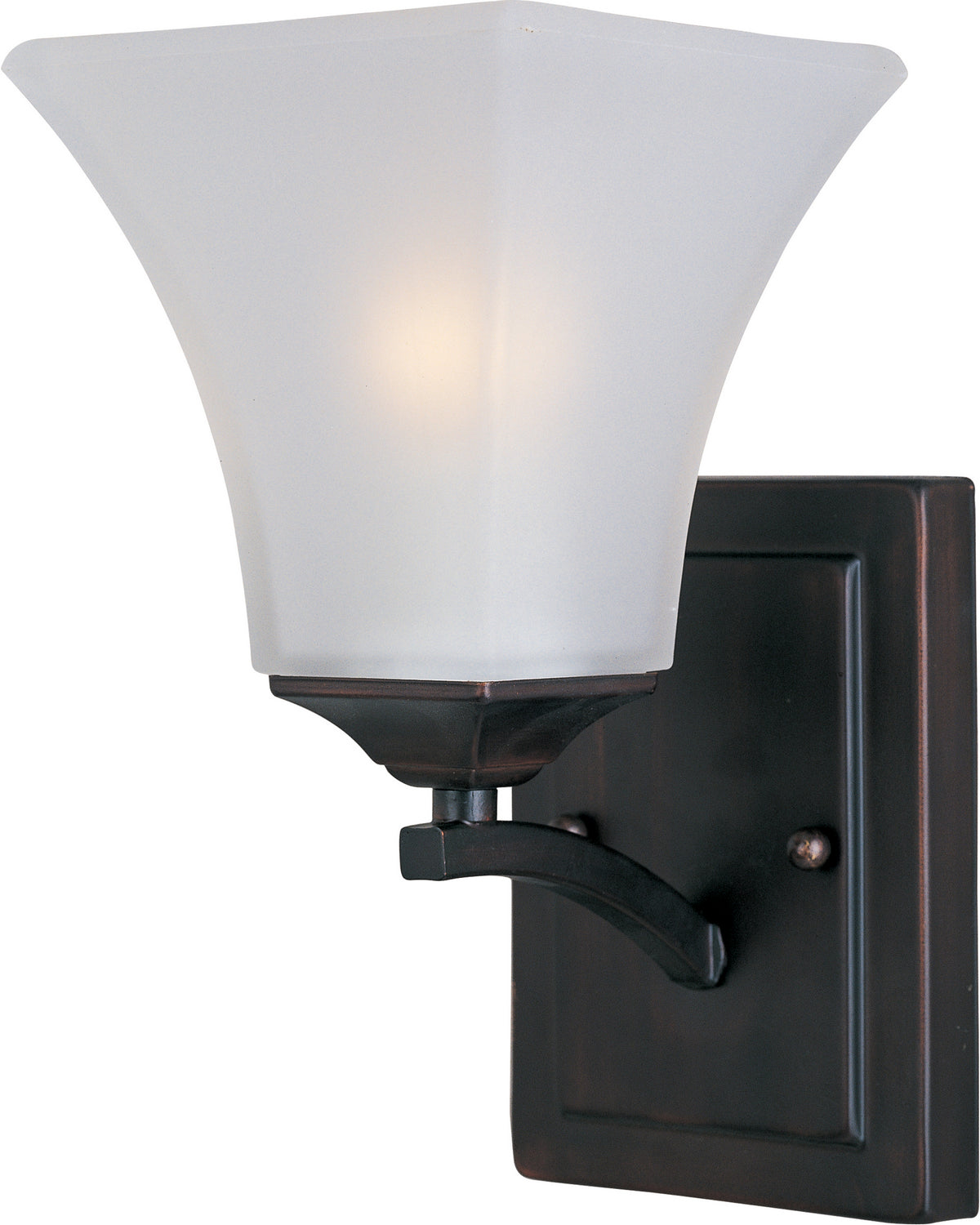 Maxim - 20098FTOI - One Light Wall Sconce - Aurora - Oil Rubbed Bronze