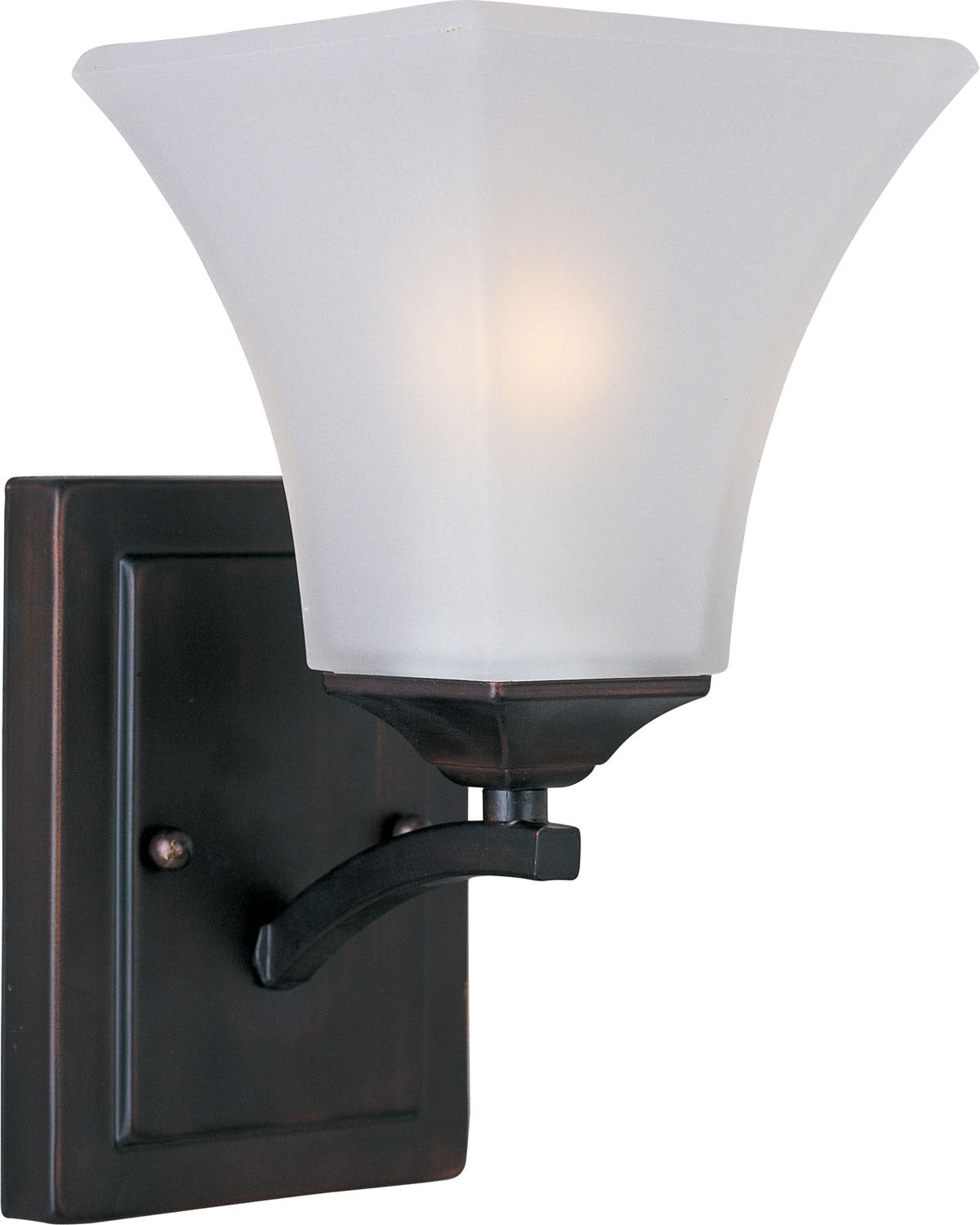 Maxim - 20098FTOI - One Light Wall Sconce - Aurora - Oil Rubbed Bronze