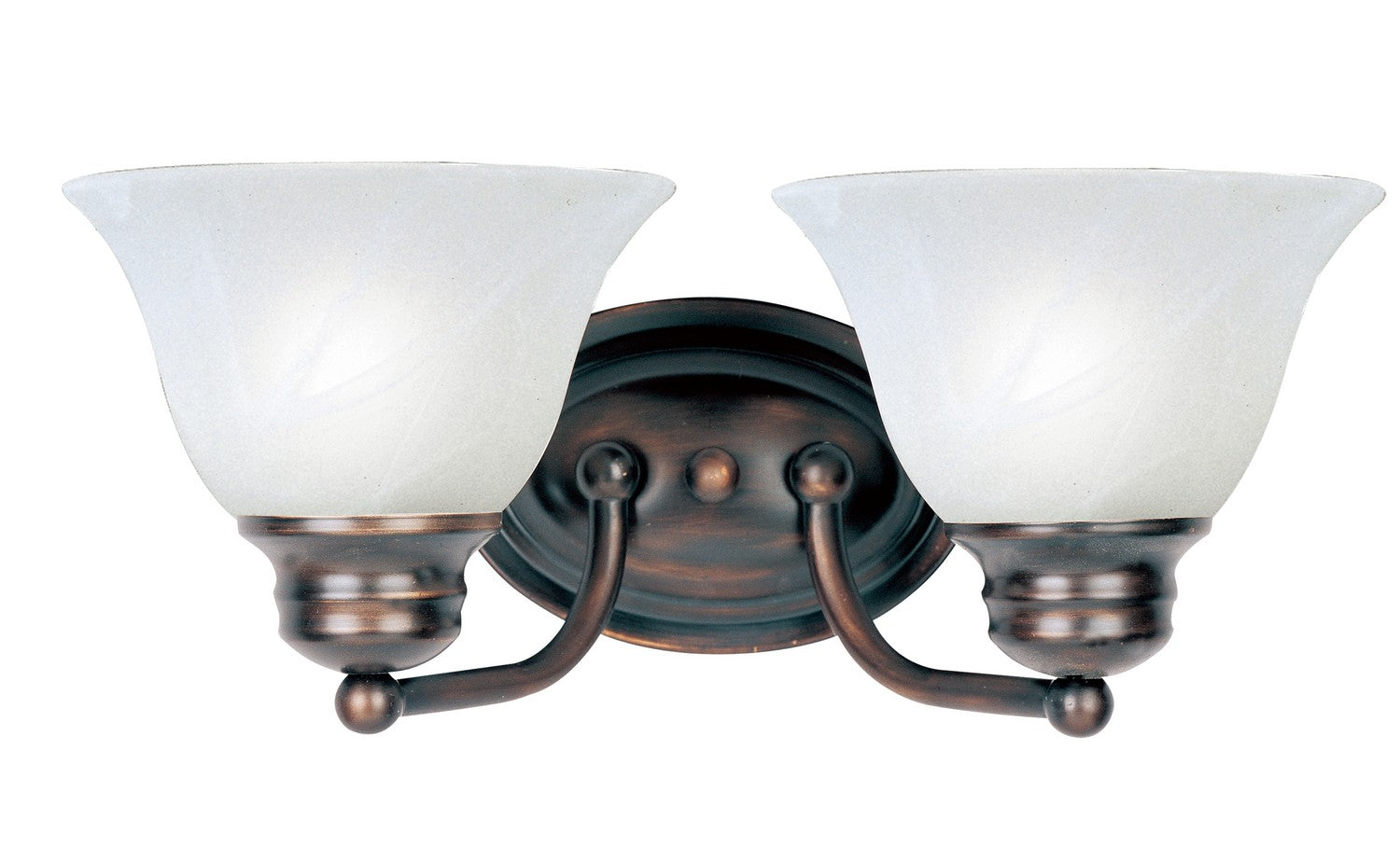 Maxim - 2687MROI - Two Light Bath Vanity - Malaga - Oil Rubbed Bronze