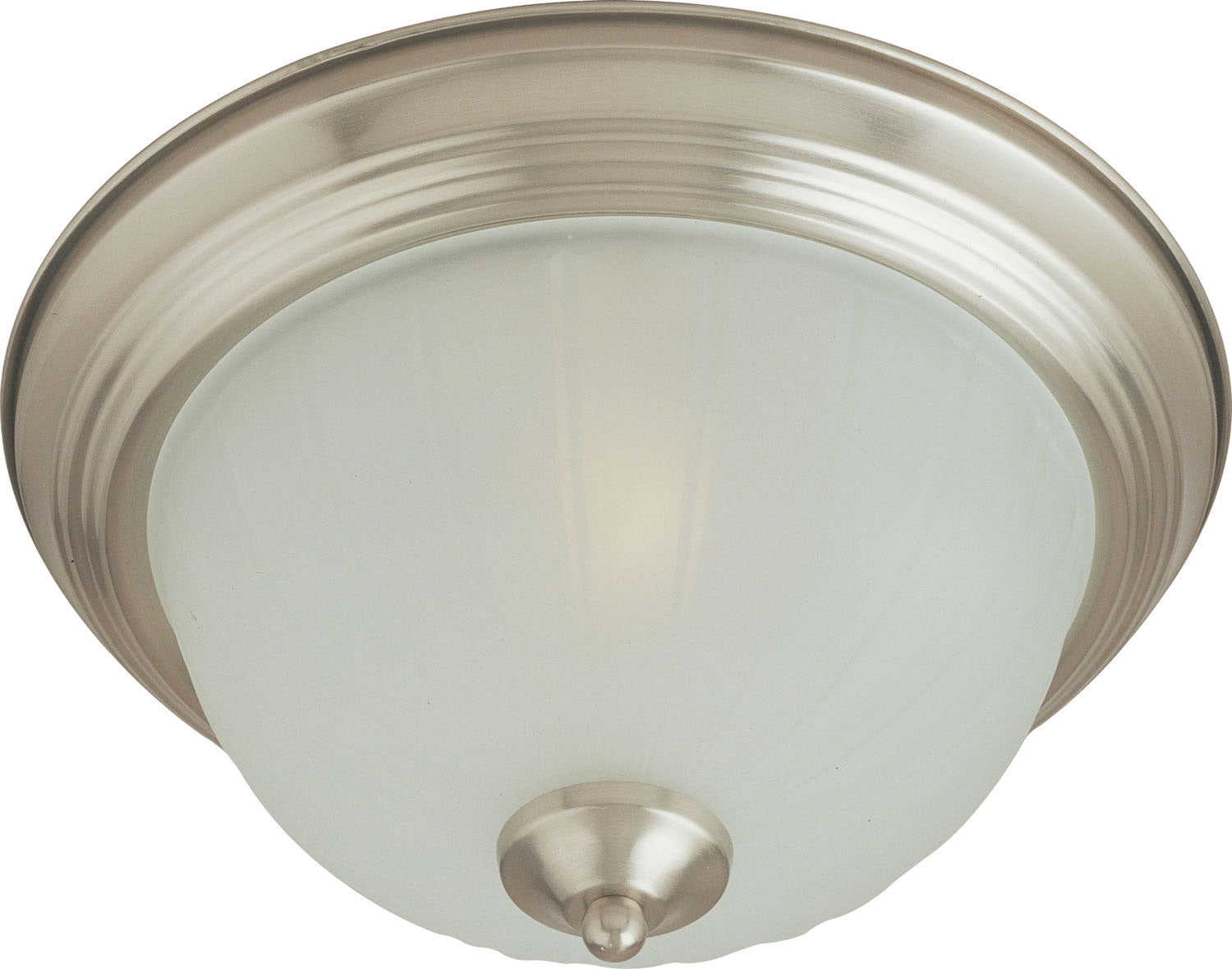 Maxim - 5830FTSN - One Light Flush Mount - Essentials - 583x - Satin Nickel