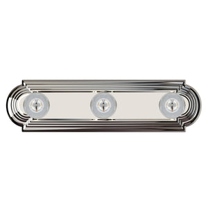 Maxim - 7123PC - Three Light Bath Vanity - Essentials - 712x - Polished Chrome