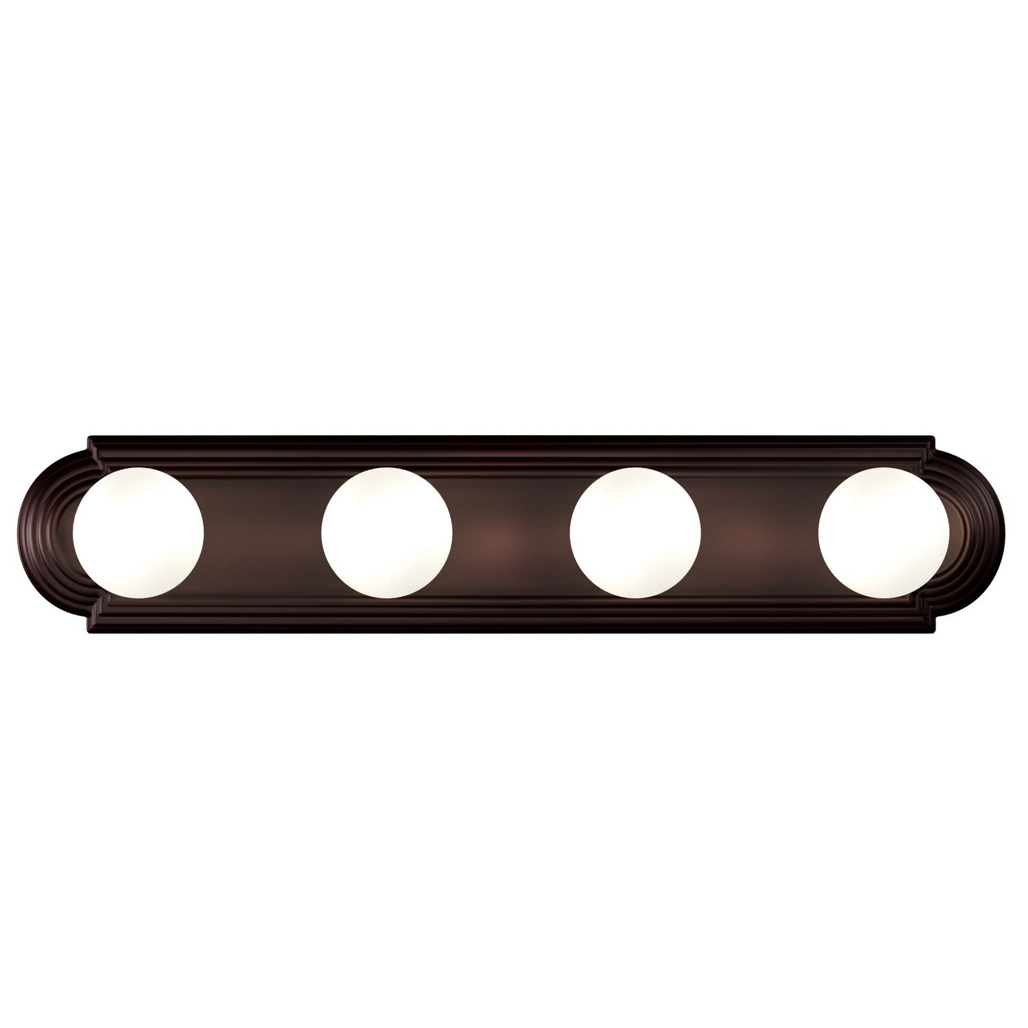 Maxim - 7124OI - Four Light Bath Vanity - Essentials - 712x - Oil Rubbed Bronze