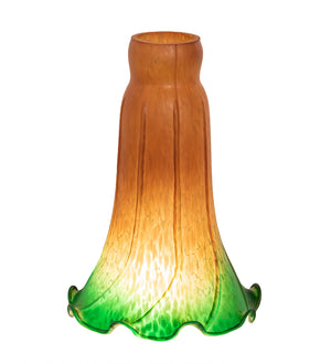 Meyda Tiffany - 10192 - Shade - Amber/Green Pond Lily - Amber