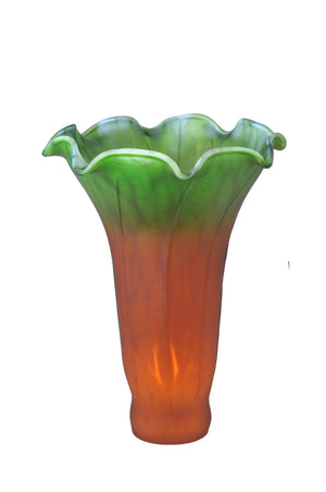 Meyda Tiffany - 10192 - Shade - Amber/Green Pond Lily - Amber