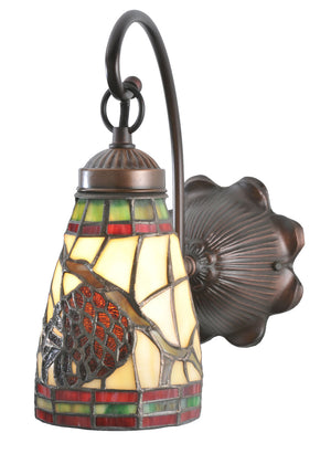 Meyda Tiffany - 106293 - One Light Wall Sconce - Pinecone - Mahogany Bronze