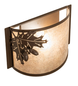 Meyda Tiffany - 23836 - One Light Wall Sconce - Oak Leaf & Acorn - Rust