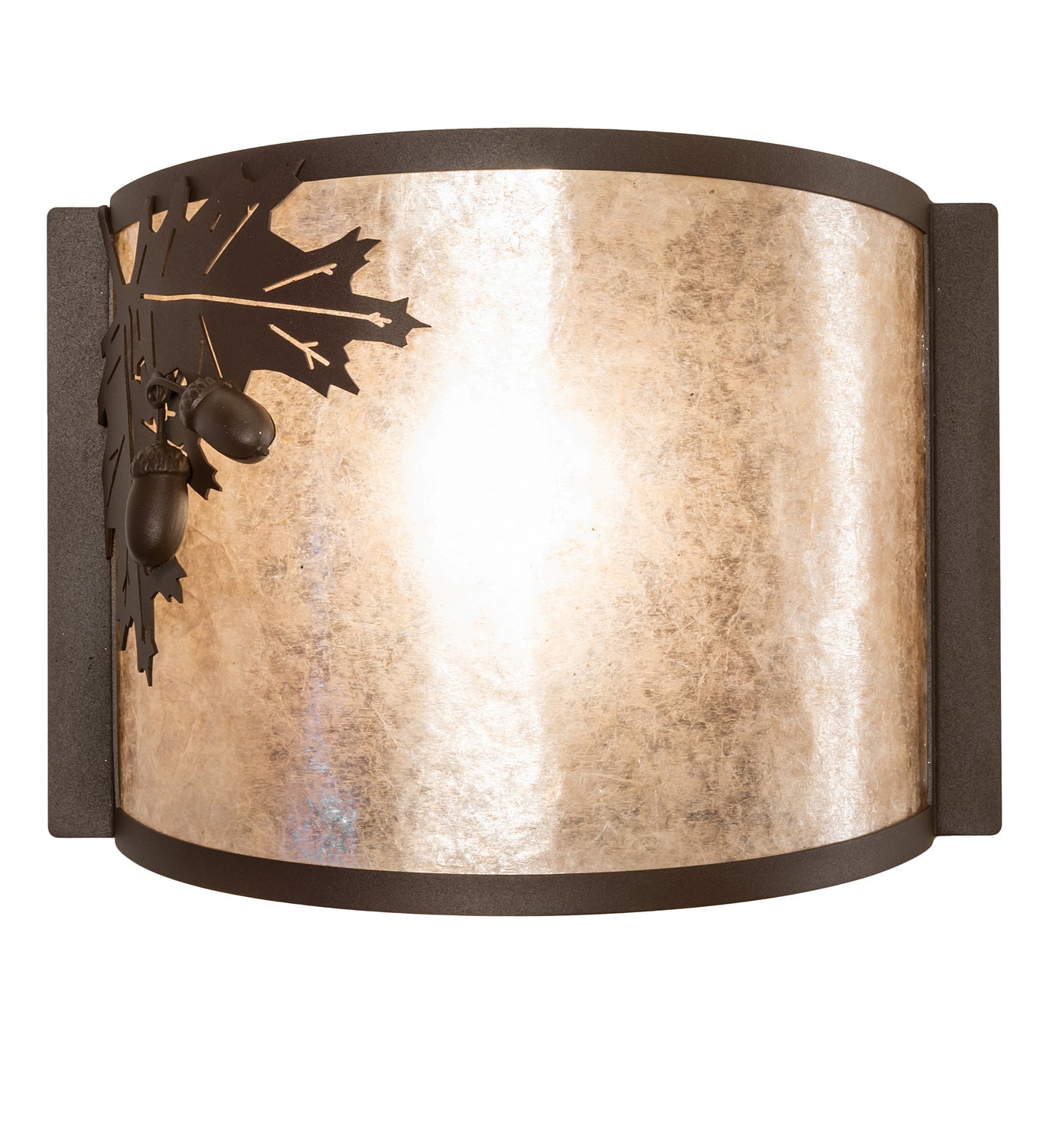 Meyda Tiffany - 23836 - One Light Wall Sconce - Oak Leaf & Acorn - Rust