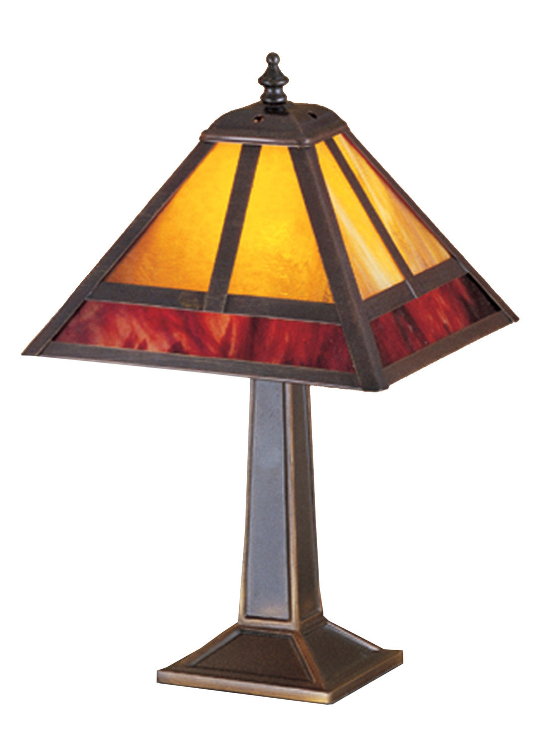 Meyda Tiffany - 27123 - One Light Accent Lamp - T" Mission" - Craftsman Brown,Mahogany Bronze