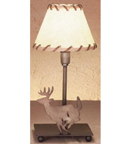 Meyda Tiffany - 38626 - One Light Table Base - Lone Deer - Antique Copper