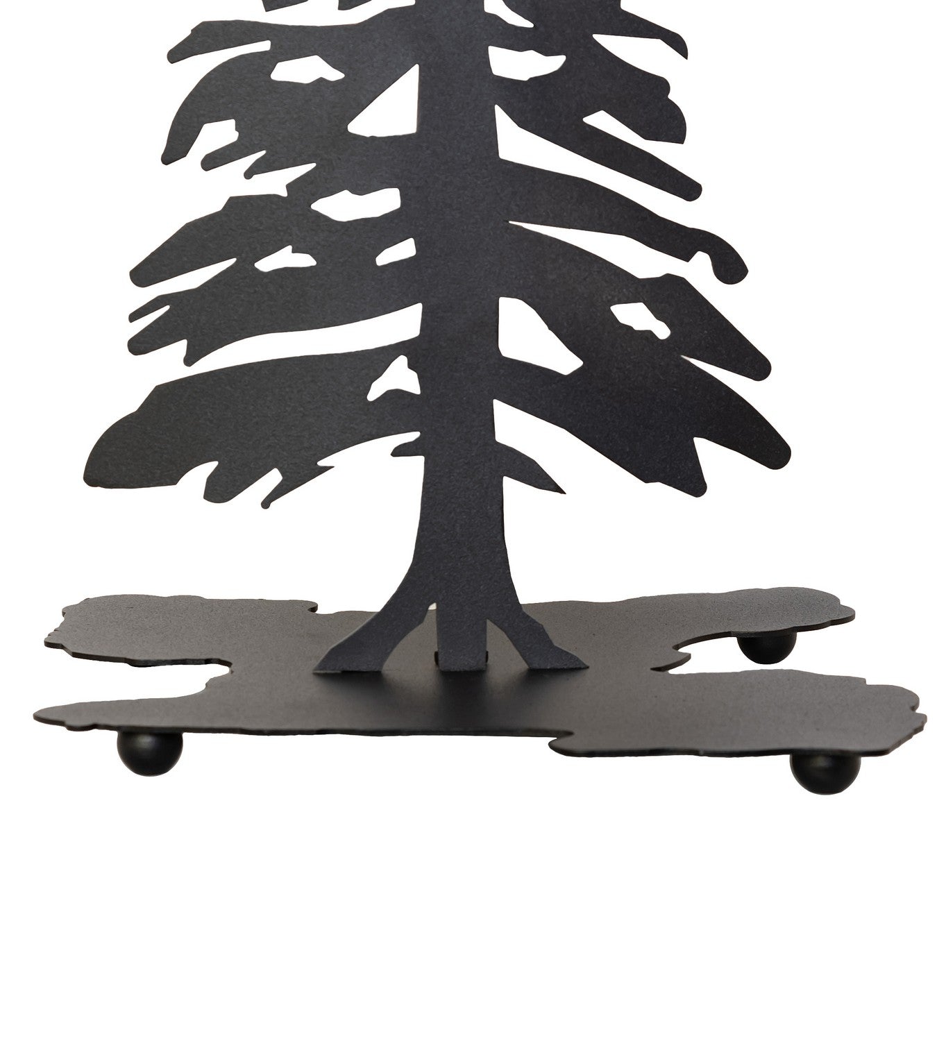 Meyda Tiffany - 49332 - Table Base Hardware - Tall Pines - Textured Black