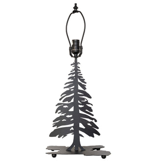 Meyda Tiffany - 49332 - Table Base Hardware - Tall Pines - Textured Black