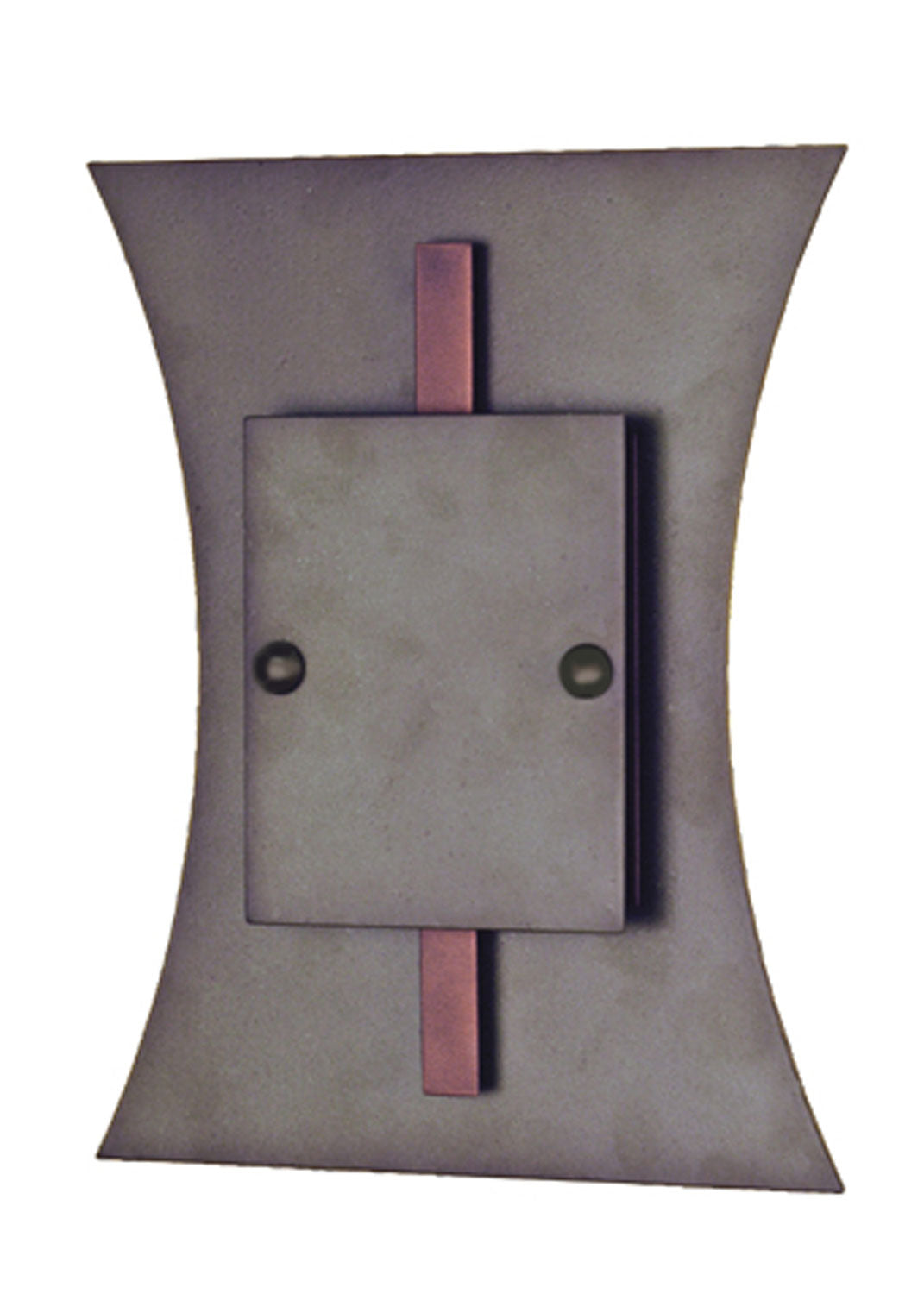 Meyda Tiffany - 66619 - One Light Wall Sconce - Mission Tye - Tarnished Copper/Cinnamon Coffee Metallic