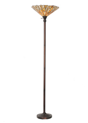 Meyda Tiffany - 68439 - One Light Torchiere - Delta - Antique