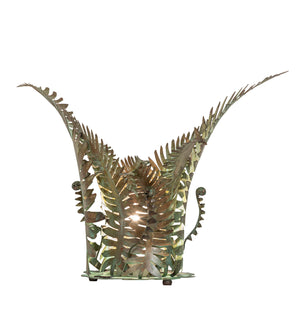 Meyda Tiffany - 70630 - One Light Table Lamp - Fern - Verdi Copper