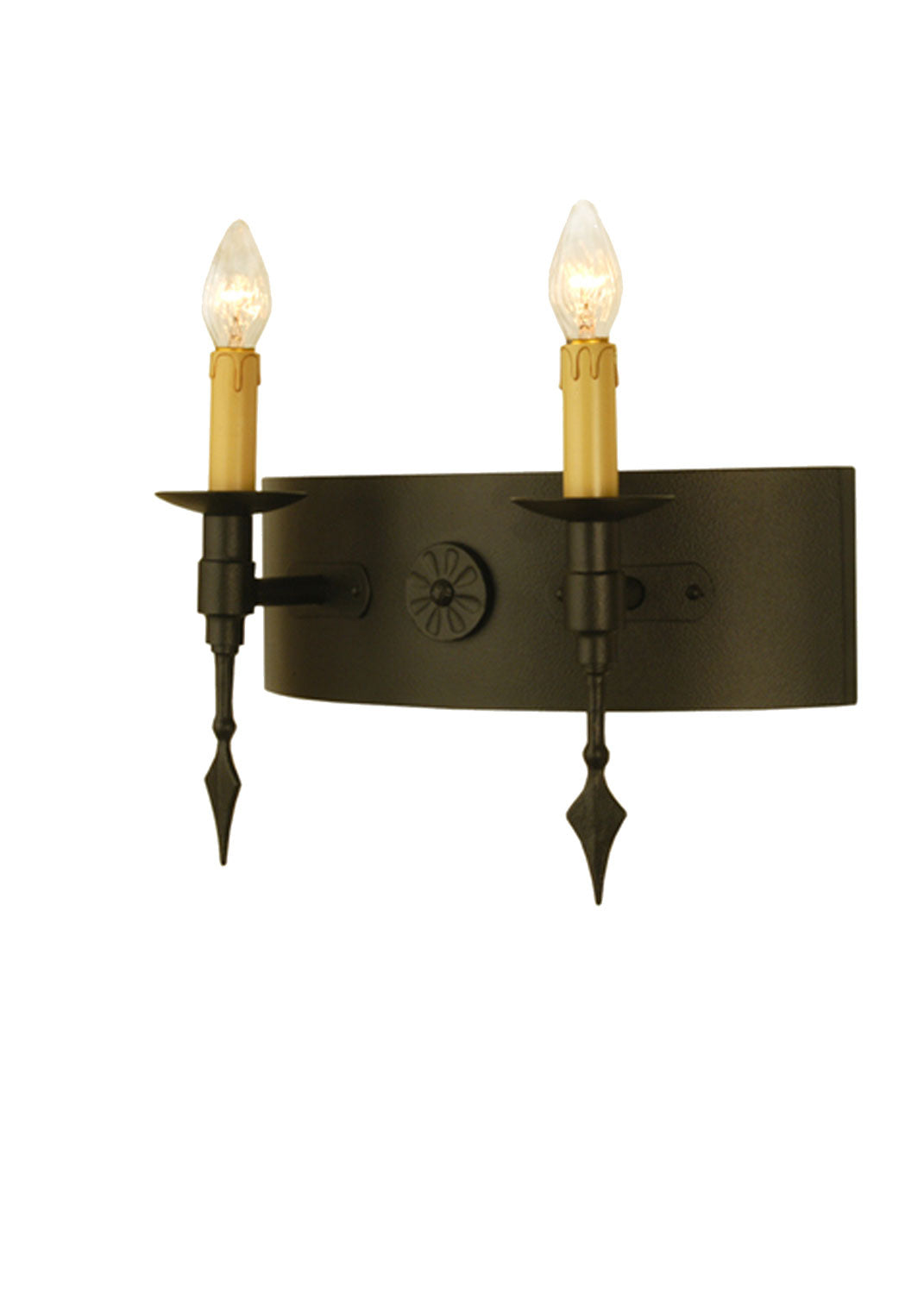 Meyda Tiffany - 71304 - Two Light Wall Sconce - Warwick - Dark Roast