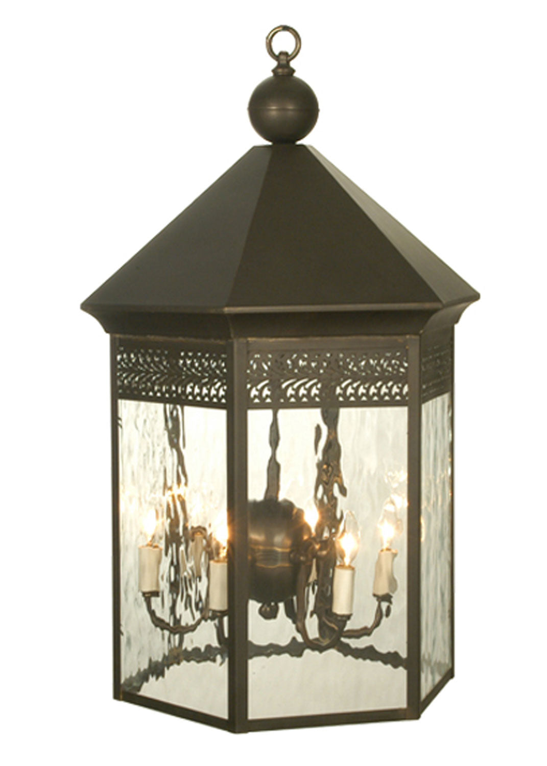 Meyda Tiffany - 72041 - 12 Light Pendant - Thornhedge - Craftsman Brown