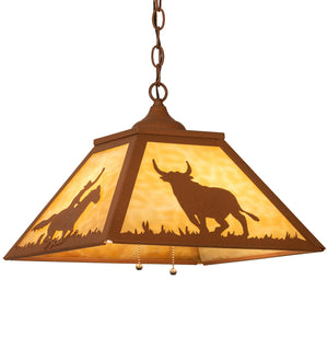 Meyda Tiffany - 74034 - Two Light Pendant - Rustlers - Earth