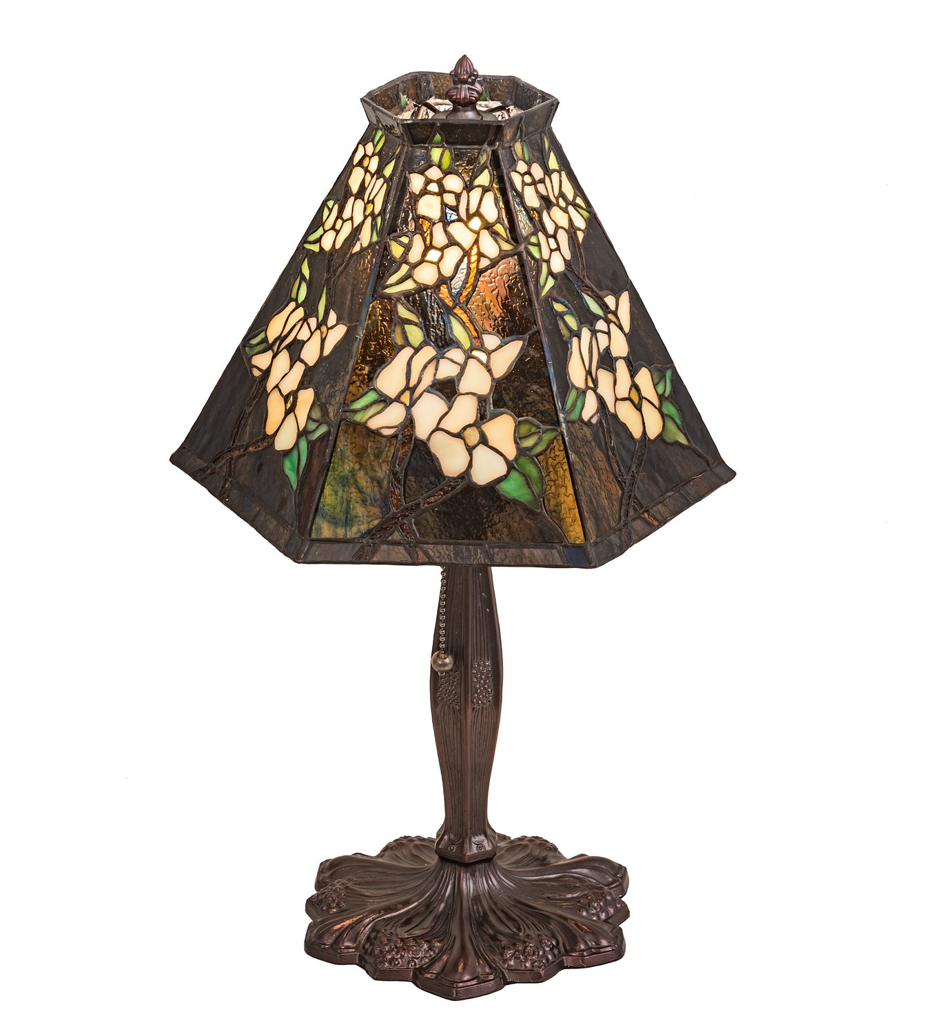 Meyda Tiffany - 81619 - One Light Accent Lamp - Japanese Peony - Pbnawg Flame Xag