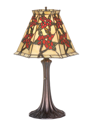 Meyda Tiffany - 81620 - One Light Accent Lamp - Japanese Peony - Beige Flame Xag