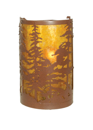 Meyda Tiffany - 81808 - Two Light Wall Sconce - Tall Pines - Rust Powder Coat