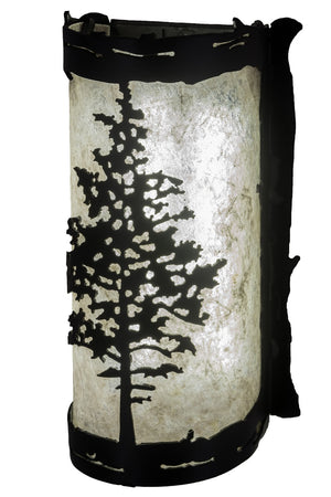 Meyda Tiffany - 99174 - LED Wall Sconce - Tamarack - Textured Black