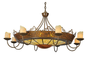 Meyda Tiffany - 99367 - 20 Light Chandelier - Stanley - Antique Hammered Gold