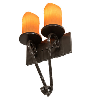 Meyda Tiffany - 99467 - Two Light Wall Sconce - Carpathian - Timeless Bronze