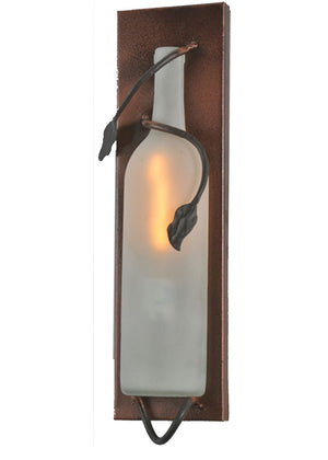 Meyda Tiffany - 99640 - One Light Wall Sconce - Tuscan Vineyard - Black Metal,Oil Rubbed Bronze