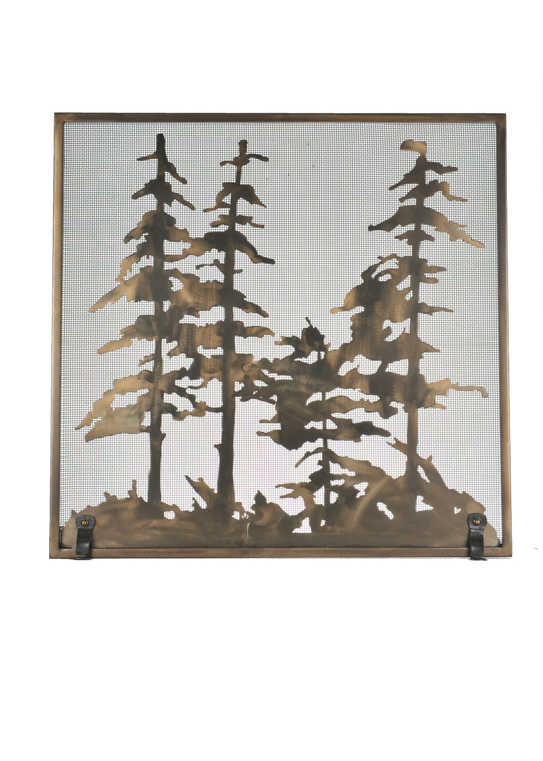 Meyda Tiffany - 99766 - Fireplace Screen - Tall Pines - Antique Copper