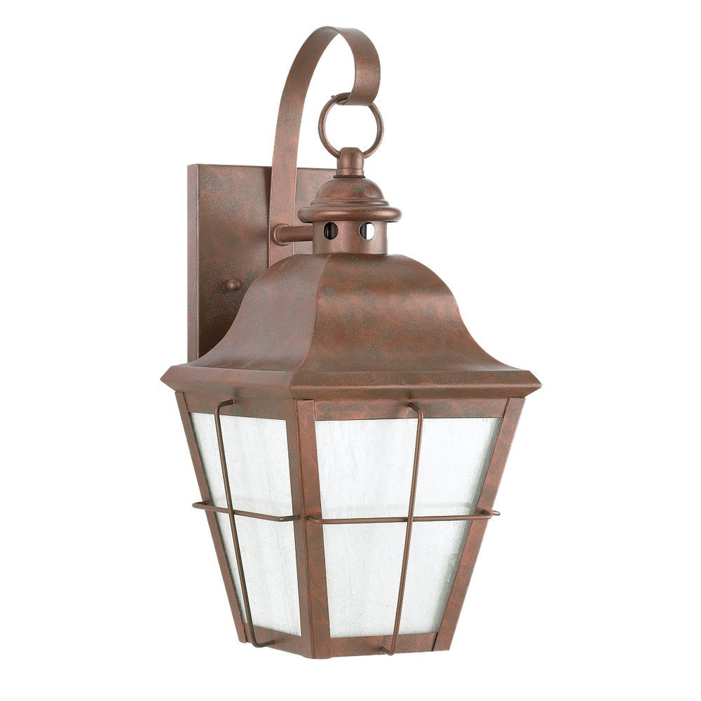 Generation Lighting. - 8462D-44 - One Light Outdoor Wall Lantern - Chatham - Weathered Copper