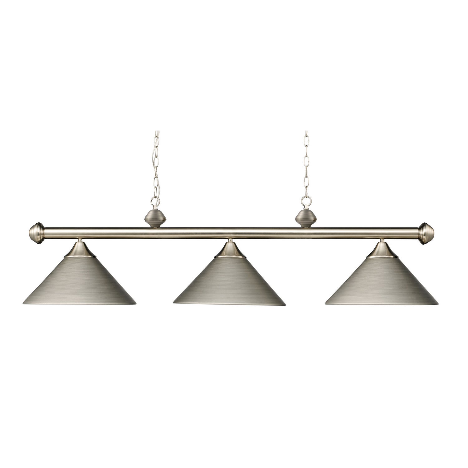 ELK Home - 168-SN - Three Light Linear Chandelier - Casual Traditions - Satin Nickel