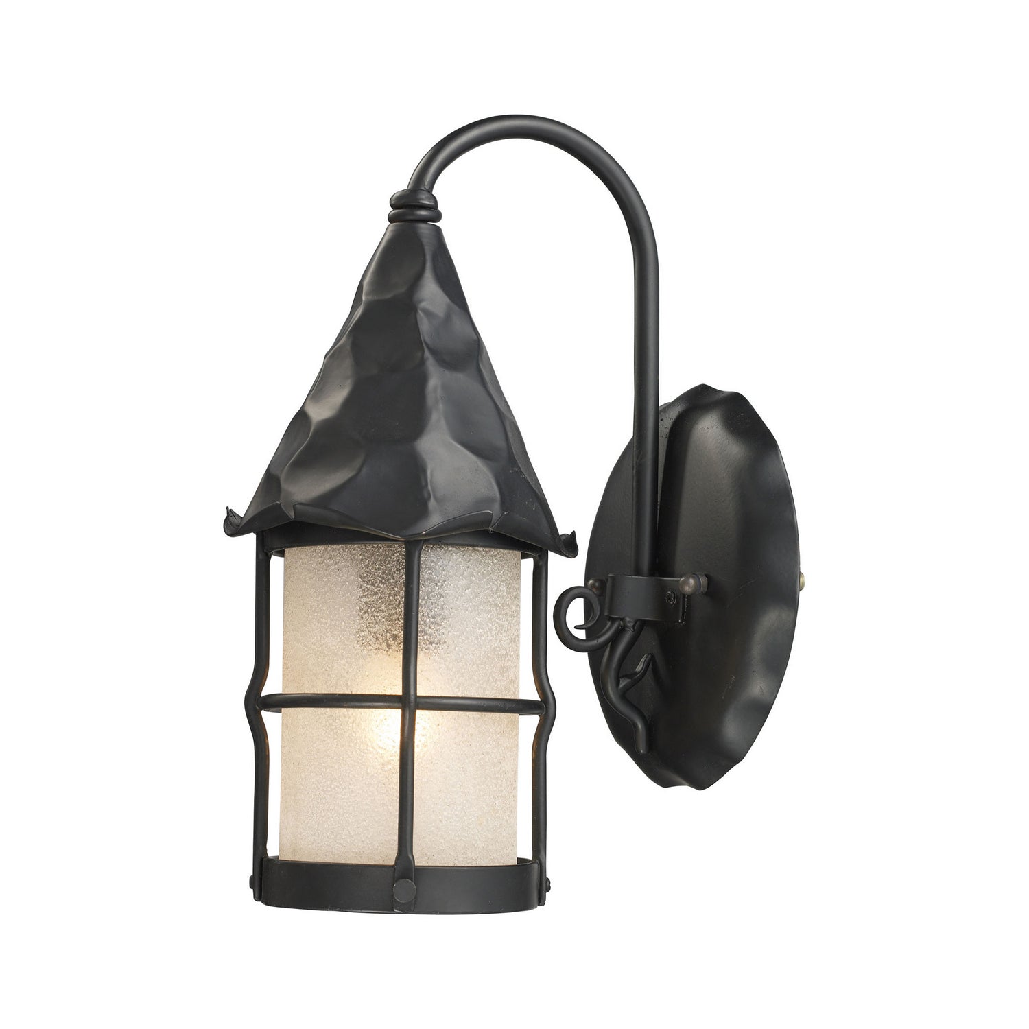 ELK Home - 381-BK - One Light Outdoor Wall Sconce - Rustica - Matte Black