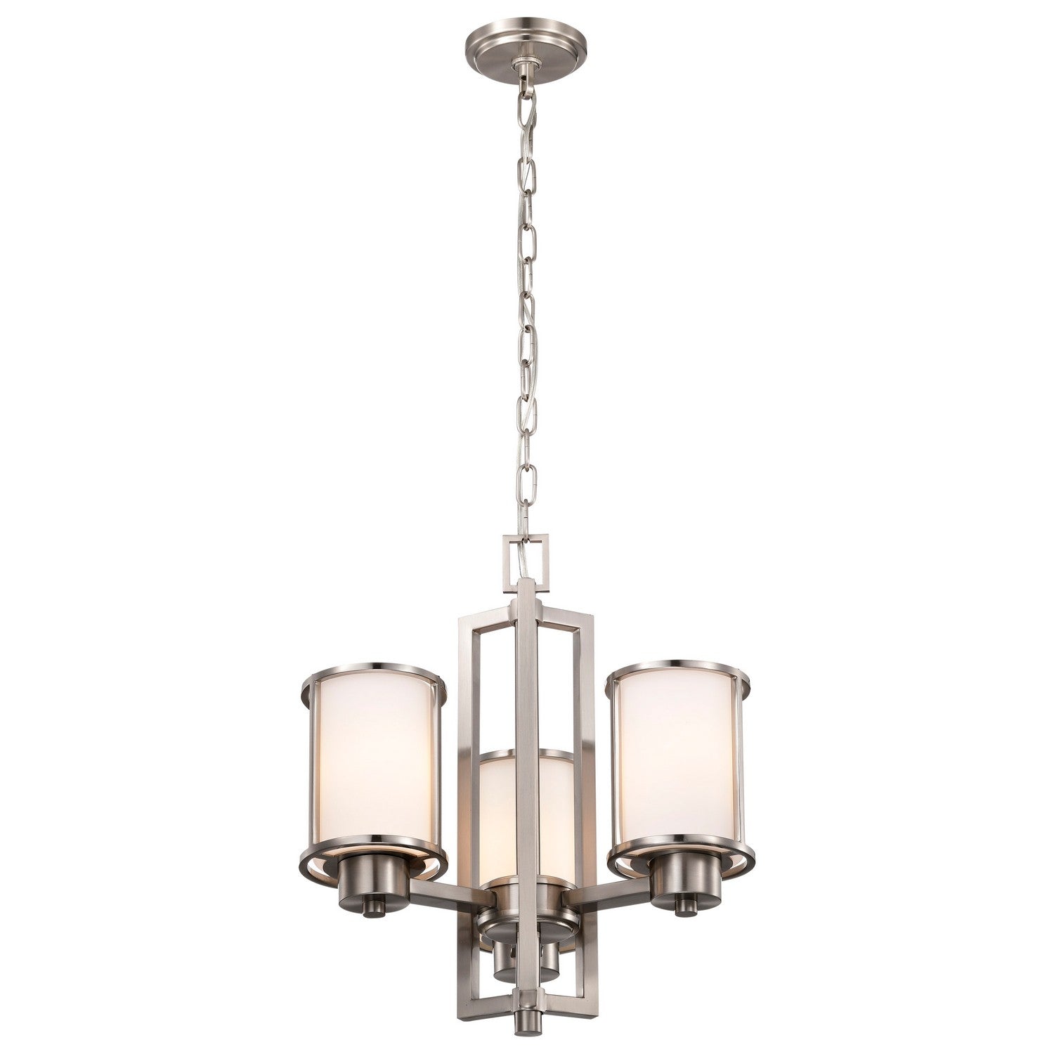 Nuvo Lighting - 60-2851 - Three Light Chandelier - Odeon - Brushed Nickel