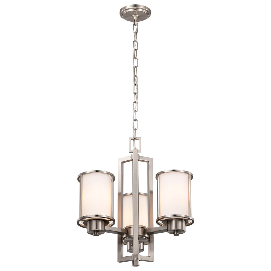 Nuvo Lighting - 60-2851 - Three Light Chandelier - Odeon - Brushed Nickel