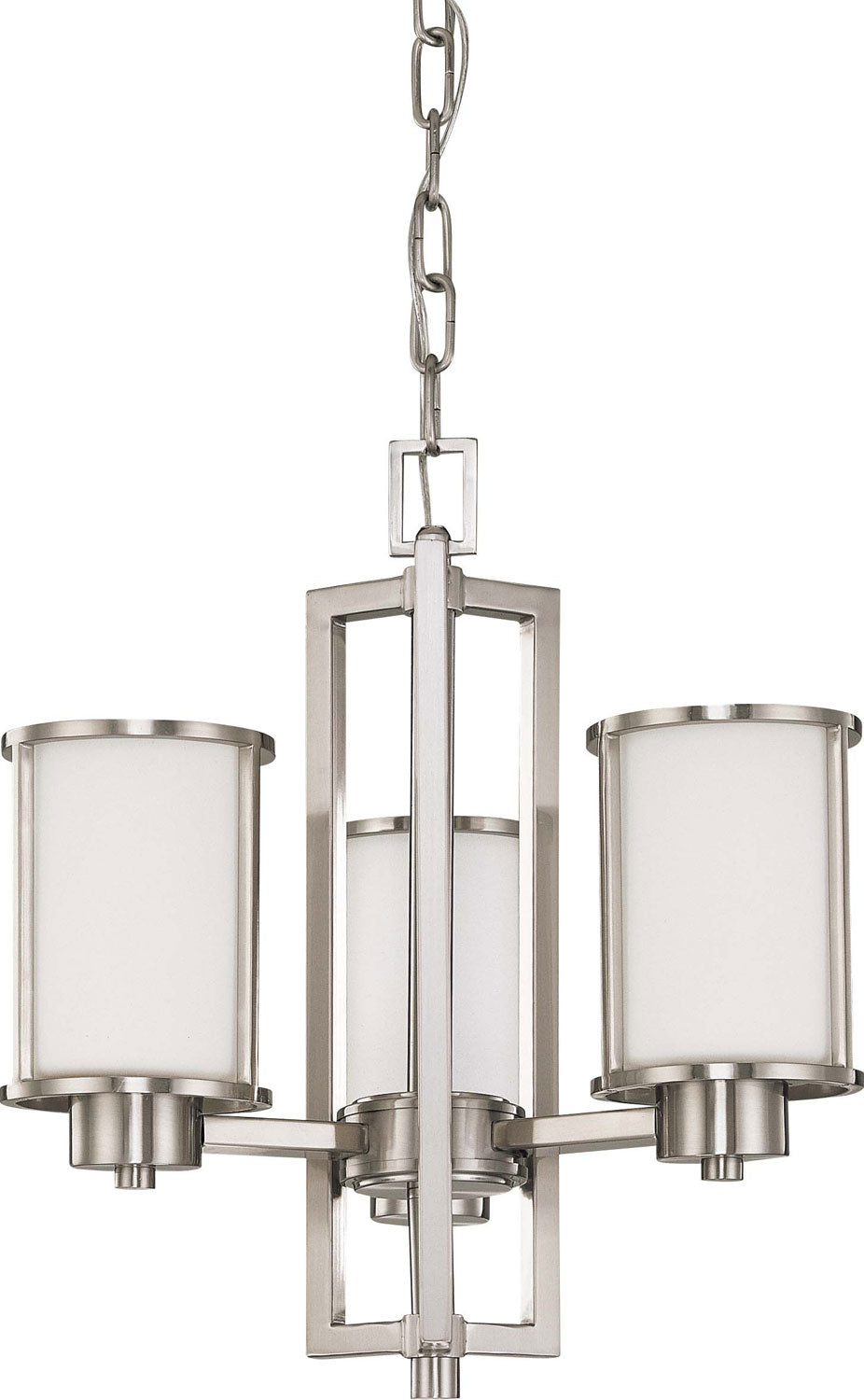 Nuvo Lighting - 60-2851 - Three Light Chandelier - Odeon - Brushed Nickel