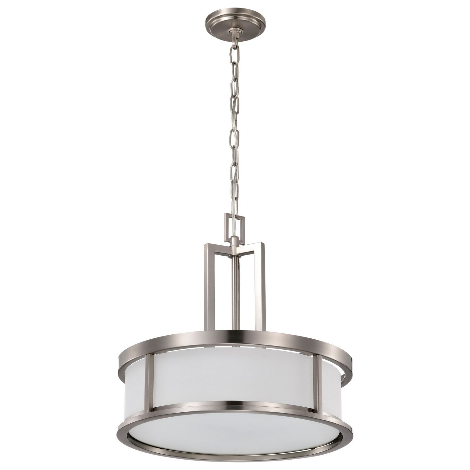 Nuvo Lighting - 60-2857 - Four Light Pendant - Odeon - Brushed Nickel