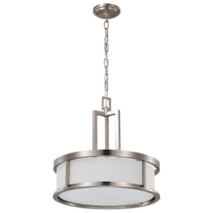 Nuvo Lighting - 60-2857 - Four Light Pendant - Odeon - Brushed Nickel