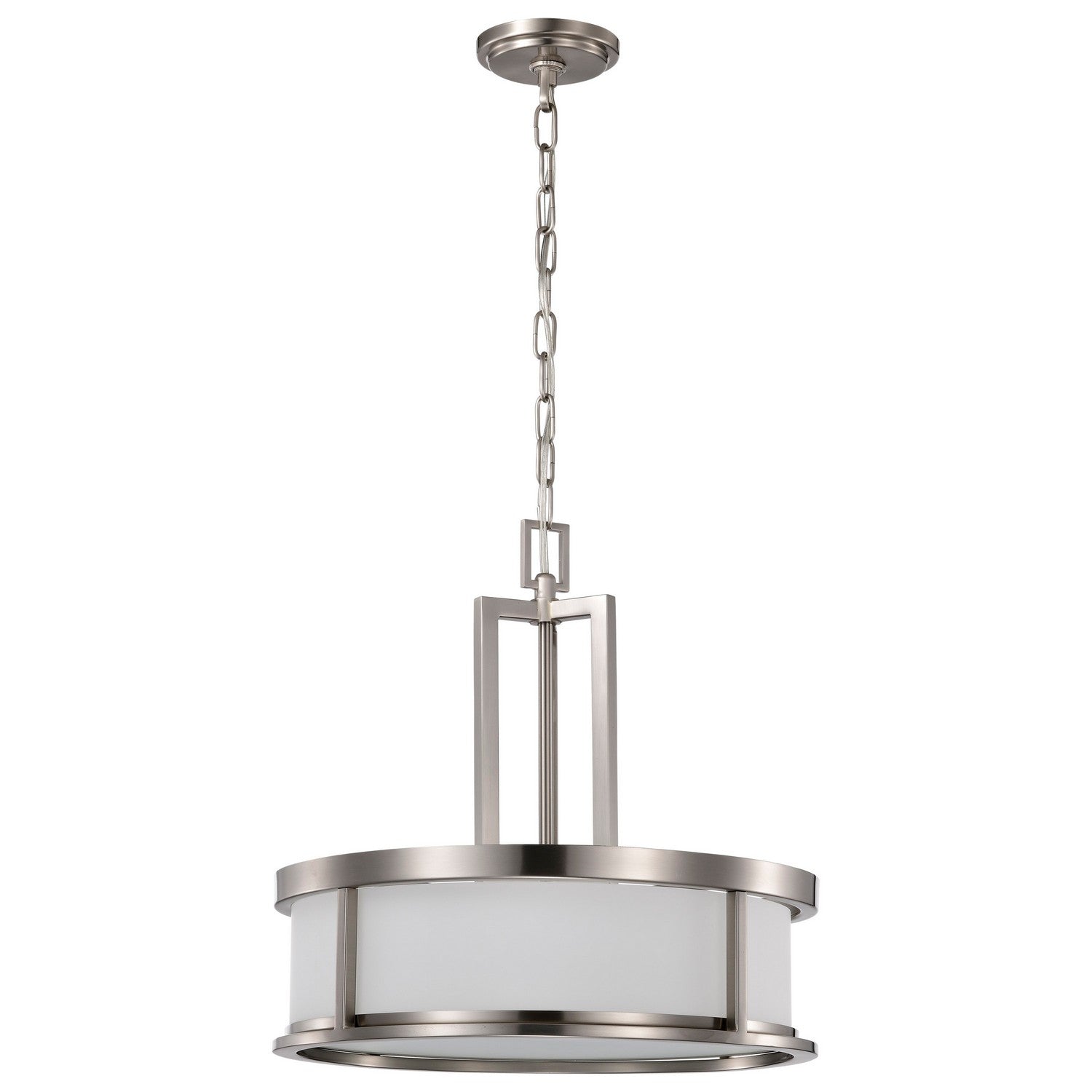 Nuvo Lighting - 60-2857 - Four Light Pendant - Odeon - Brushed Nickel